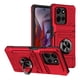 thumbnail image 2 of Para Motorola Moto G Play 5G 2026 Funda de Teléfono con Soporte de Anillo para Dedo y Pata de Apoyo, Ranuras para Tarjetas, Resistente a Golpes de Alta Resistencia, Protectora Resistente Que, 2 of 7