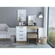 thumbnail image 1 of Mueble De Tocador Kaia 4 Cajones Miel Y Blanco Con Silla 126x100x42 Cm, 1 of 3