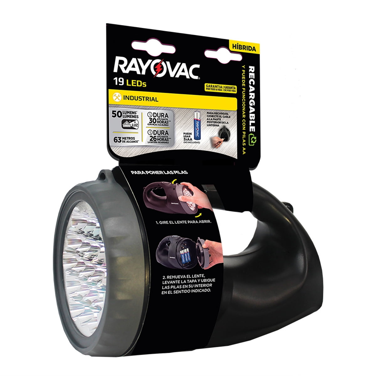 Linterna Recargable 19 Led