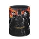 thumbnail image 3 of El Caballero Oscuro-theme Cylinder Pen Holder Pencil Organizer with Flannel Lining PVC Leather Material Cardboard Base for study work 10*8CM, 3 of 6