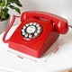 thumbnail image 2 of Teléfono Fijo Con Cable Retro Vintage Rojo Para El Hogar, 2 of 7
