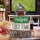 thumbnail image 2 of Decoración de Mesa DIYDEC Football 4 Pcs Madera Rústica, 2 of 3