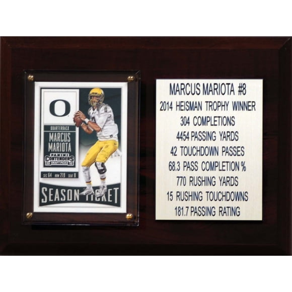 Placa C&I Collectables NCAA Oregon Ducks Marcus Mariota
