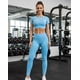 thumbnail image 2 of Conjunto Mujer Deportivo Peto Manga Corta Push Up, 2 of 6