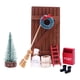 thumbnail image 1 of 9 Piezas 1/12 Casa De Muñecas Puerta De Elfo Festivo DIY Para Tren Modelo Micro Paisaje, 1 of 5