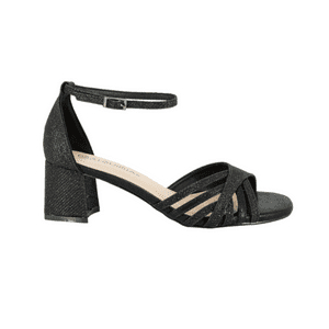Sandalia De Vestir Pilar Negro Alquimia