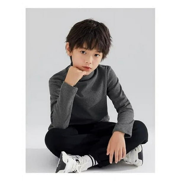 3x Camiseta Beatle Niño Y Niña Algodón Con Polar Manga Larga13-14