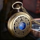 thumbnail image 2 of Reloj de bolsillo Tiong 45 mm Cielo estrellado azul con cadena de 380 mm, 2 of 9