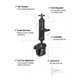 thumbnail image 4 of Montura tipo yugo FlightPro ProAviator para iPad Pro 12.9, iPad mini, 4 of 9