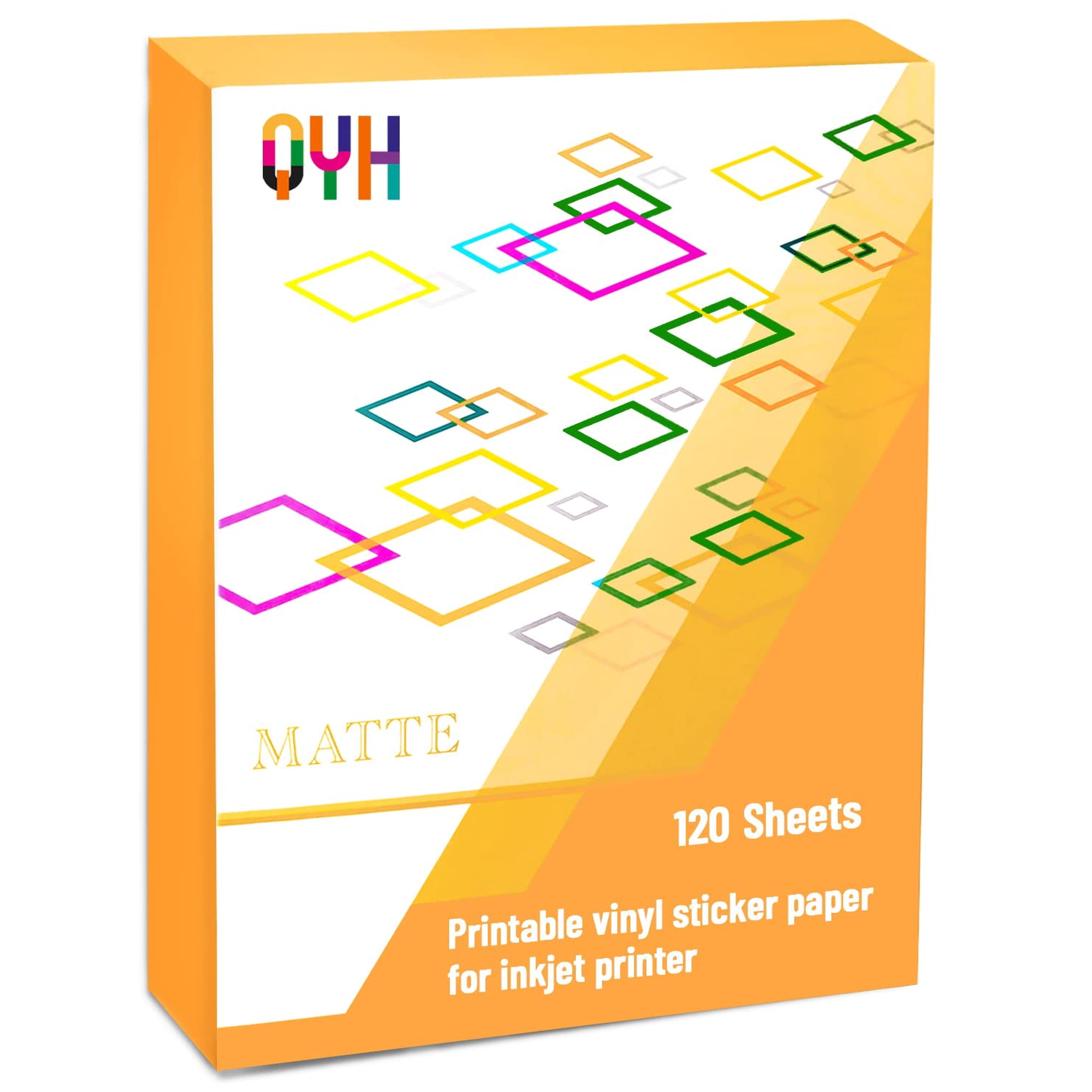 Impresora De Inyección De Tinta De Vinilo Imprimible Qyh Premium Sticker Paper