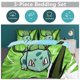thumbnail image 5 of Bulb_asaur Print Bedding Set Pattern Duvet Cove Set 3 Pieces 1 Quilt Cover And 2 Pillowcases for Women Men Teens, 5 of 5