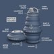 thumbnail image 5 of Botella de agua HYDAWAY plegable de 500 ml, libre de BPA y a prueba de fugas, 5 of 7