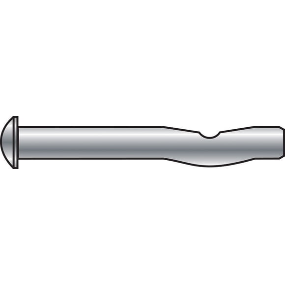 Spike Anchors HILLMAN 1/4 pulgadas Diámetro x 6,35 cm de largo, acero, paquete de 1