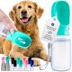 thumbnail image 1 of Botella de agua para perros MalsiPree portátil con cuenco de 550 ml, color azul, 1 of 7