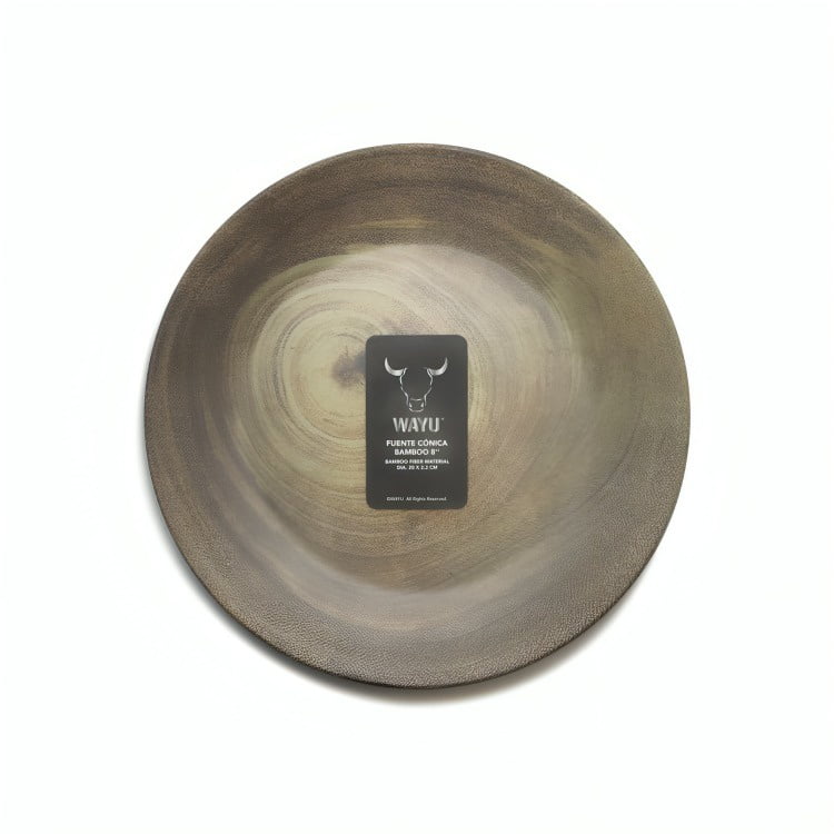 Plato Wayu Bamboo Mediano 8''