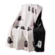 thumbnail image 4 of Manta De Felpa De Halloween Linda Ligera Aire Acondicionado Manta Manta Grande Negro, 4 of 5