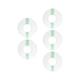 thumbnail image 4 of Parches adhesivos para ducha de 5 piezas, protectores de cinta Cgm impermeables, Parche de cubierta de transparente Flexible de larga duración Ronda, 4 of 5