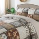 thumbnail image 4 of Juego de colcha y cubrecama NEWLAKE King de algodón con diseño floral paisley, 4 of 9