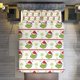 thumbnail image 1 of Christmas Grinch Snowflakes Dots 3 Pieces Duvet Cover Set Full Size Super Soft Fade Resistant Microfiber, 1 of 4
