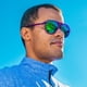 thumbnail image 4 of Gafas de sol goodr Mach G moradas con espejo verde y protección UV400, 4 of 5