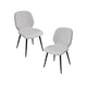 thumbnail image 1 of Pack 2 Sillas De Comedor Con Tapiz Lino Gabriel Gris, 1 of 3