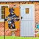 thumbnail image 2 of Overwatch-bandera de jardín temática. Regalo perfecto para fans, amigos y familiares, ideal para actividades al aire libre y decoración de fiestas.28CM*45CM, 2 of 5