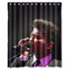 thumbnail image 1 of Cortina de ducha con diseño de Bruno Mars Sing Face Music, con ganchos, 167 x 183 cm, 1 of 3