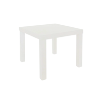 Habita2 Chile - Mesa Lateral Habi Blanca 50X50 Cm