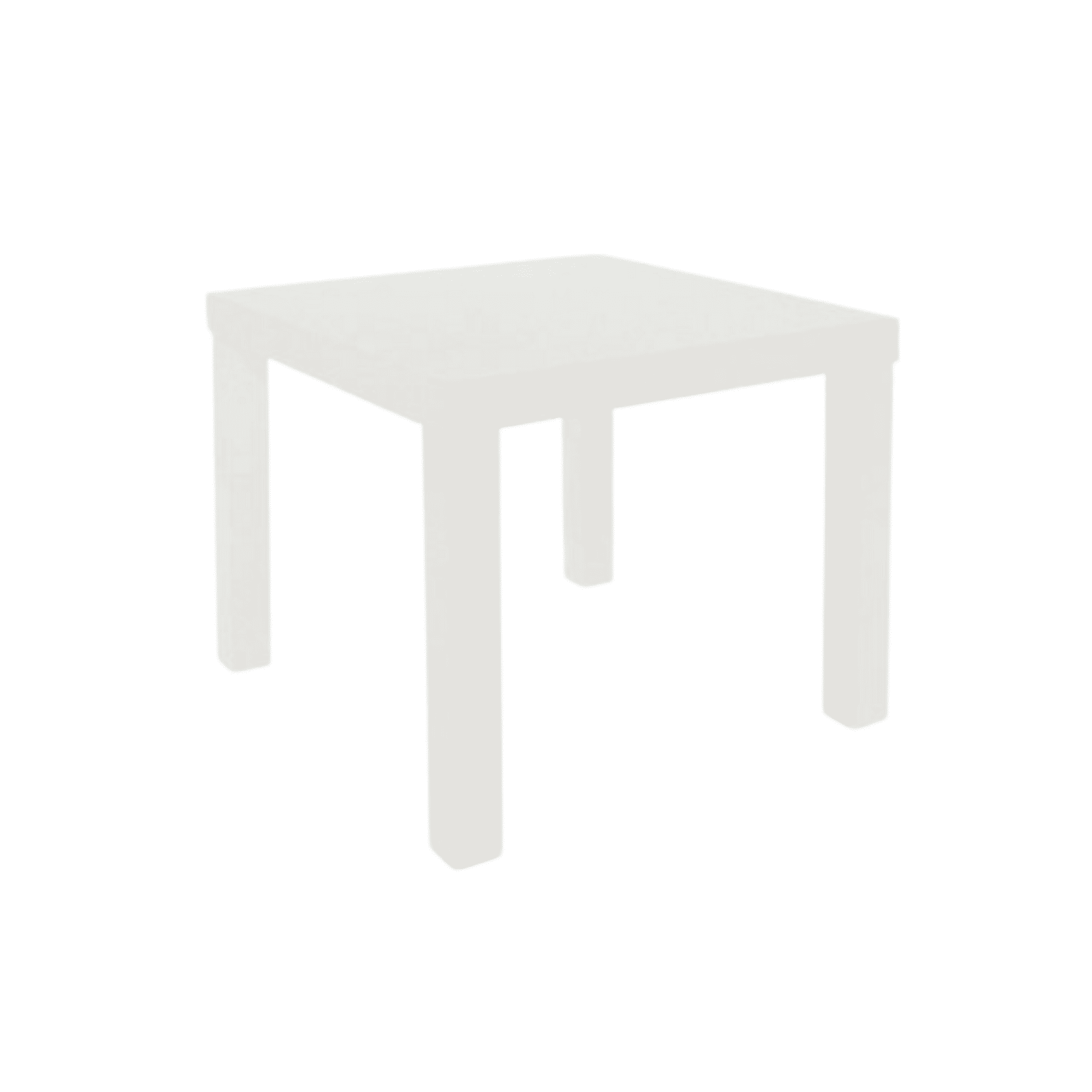 Habita2 Chile - Mesa Lateral Habi Blanca 50x50 Cm