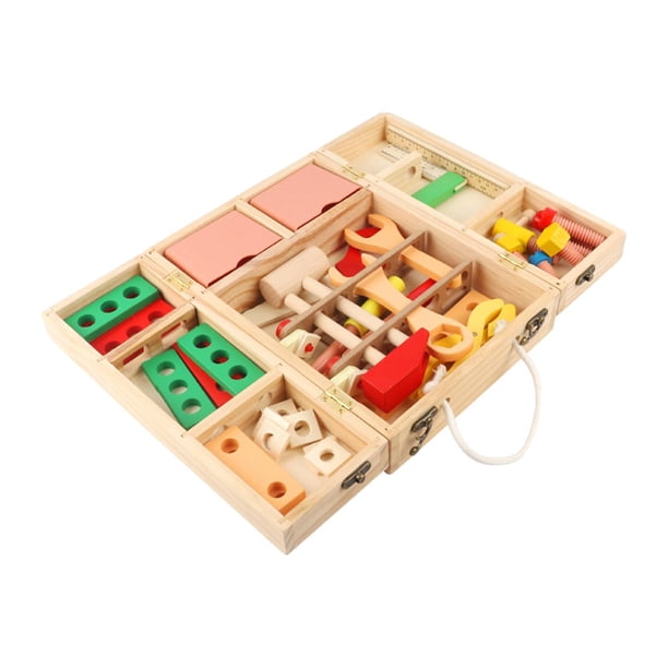 Juego de herramientas para niños Juegos de imaginación Juego de juguetes de construcción para niños Regalo educativo Montessori, Juego de herramientas