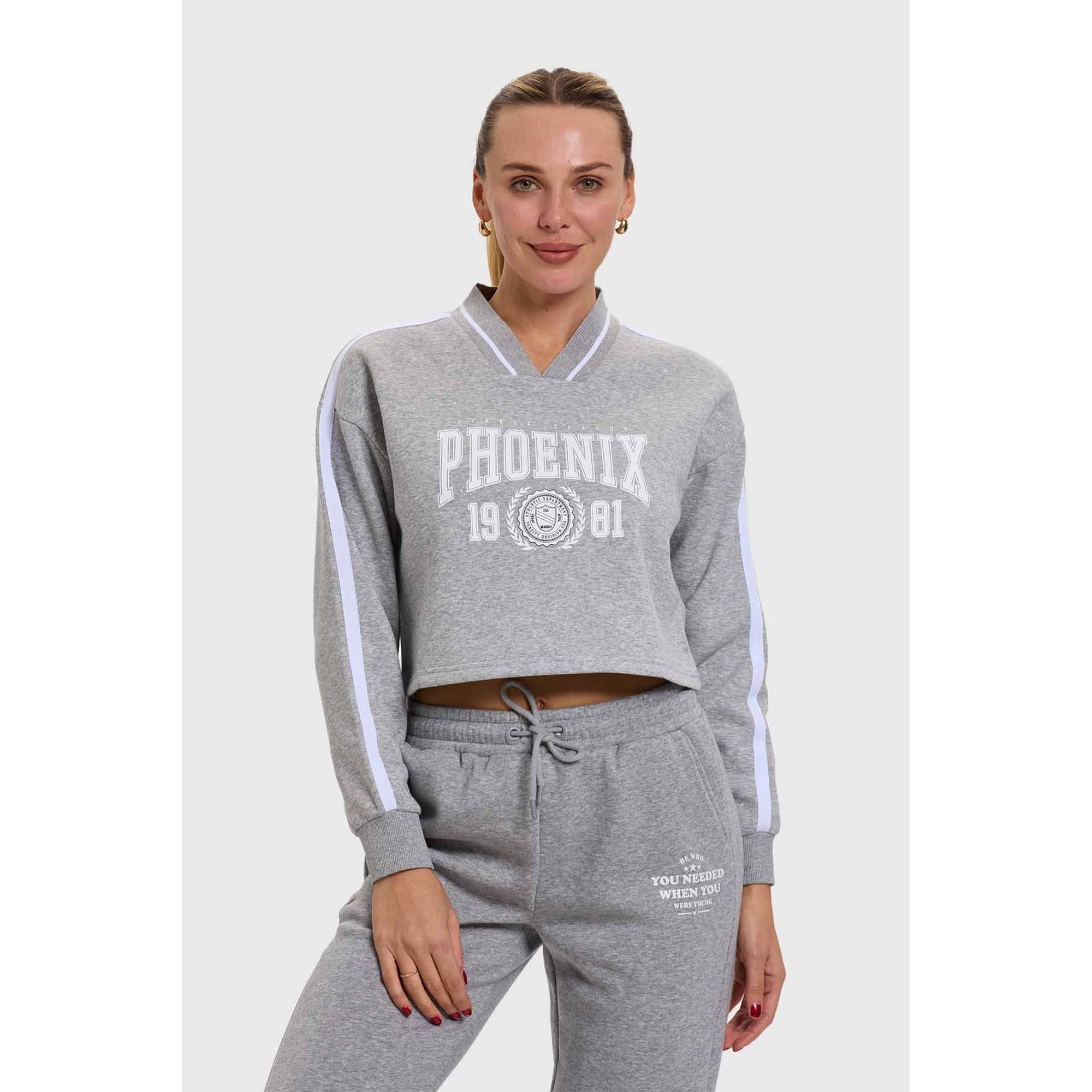 Fashionspark - Polerón Mujer Preppy Gris