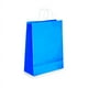 thumbnail image 1 of 12 Bolsas Papel Kraft Colores 27x21x11cm Azul Rey Con Asa, 1 of 3