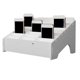 thumbnail image 1 of Organizador XICHENGSHIDAI de 24 ranuras blanco con ensamblaje atornillado, 1 of 7