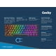 thumbnail image 2 of Teclado mecánico gamer Geeky GK61 SE de 61 teclas con RGB, 2 of 9
