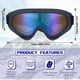 thumbnail image 2 of Juego de 2 gafas de snowboard Dizywiee X400 para niños, para adultos y jóvenes, 2 of 7
