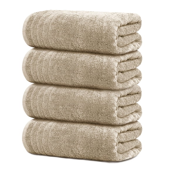 Toallas de baño Tens Toallas extra grandes, 100% algodón, 76 x 152 cm, paquete de 4