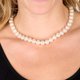 thumbnail image 2 of Collar de disfraz Orion Disfraces Jumbo White Pearls para adulto, 2 of 4
