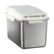 thumbnail image 3 of Caja De Almacenamiento De Alimentos Para Mascotas Contenedor Hermético De Almacenamiento De Arroz De Grano Contenedor De Almacenamiento De Granos Blanco Para 10KG, 3 of 5
