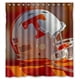 thumbnail image 1 of Cortina de ducha de los Tennessee Volunteers, juego de cortina de baño con ganchos, tamaño 66 x 72 pulgadas, 1 of 3