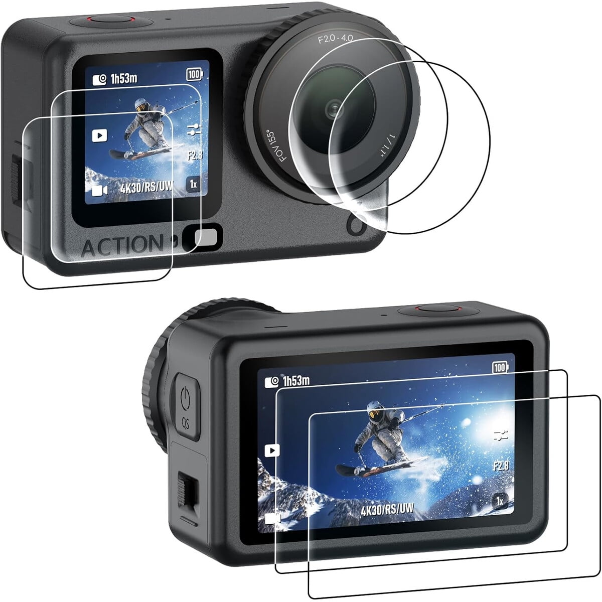 Protector Vidrio Templado Amazaer Para Dji Osmo Action 6