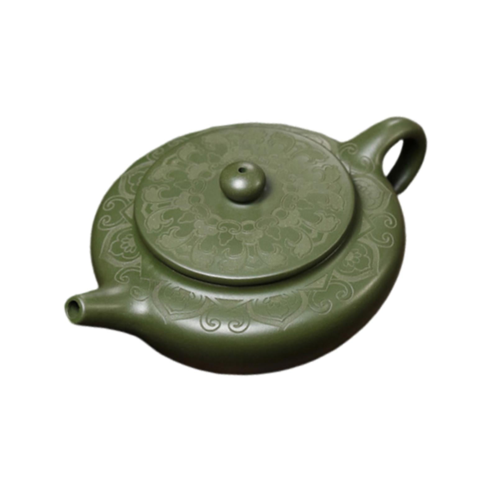 Magideal - Tetera Kung Fu Tetera Zisha Tetera Artesanal Tetera Rústica Hecha De Arcilla Púrpura Con Forma Elegante Y Superficie Lisa Adecuada Para Amantes Del