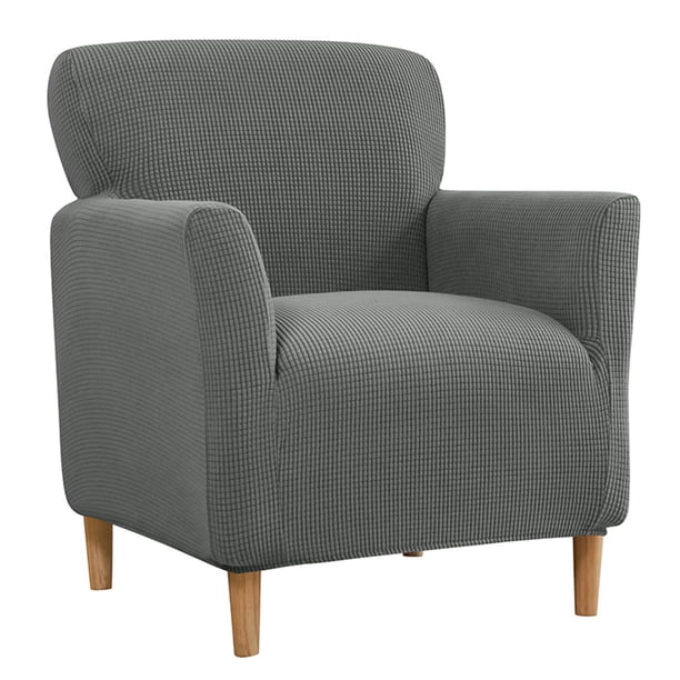 Funda elástica para sillón moderno, 1 pieza, con acento de jacquard, con brazos, suave, impermeable, para sala de estar, protector de muebles.