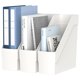 thumbnail image 1 of Porta Revistas Delifox Pack de 3 unidades en Plástico Blanco 30 × 28 × 10 cm, 1 of 7