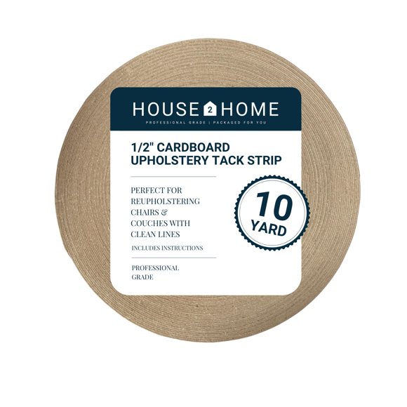 Tira de tachuelas para tapicería House2Home, rollo de 1,27 cm x 9,1 m