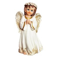 Magideal - Adorno De Estatuilla De Resina Conmemorativa De Ángel De Pie, Escultura De Querubín Conmemorativa De Estatua De Ángel Para Decoración De Estantería De Estilo B