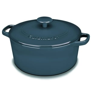 Cuisinart - Cazuela Chefs Classic Hierro Fundido Esmaltado 5 Litros Azul