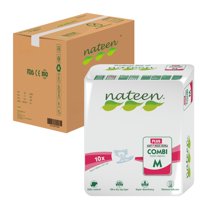 Nateen - Pañal Adulto Combi Plus M - 80 Unidades