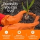 thumbnail image 3 of Guantes desechables de nitrilo Inspire Heavy Duty Orange, 8 mil, 100 unidades, 3 of 9