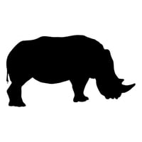 Rienda Libre Graphics - Decomural Rhino Safari Animals Ws-15815