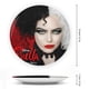thumbnail image 2 of Cruella de Vil Plato decorativo de porcelana fina (bone china), plato decorativo de cerámica para hogar, oficina, soporte de pared, platos decorativos para dormitorio - 6 pulgadas (15 cm), 2 of 6